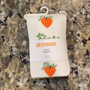 Gymboree pumpkin tights
